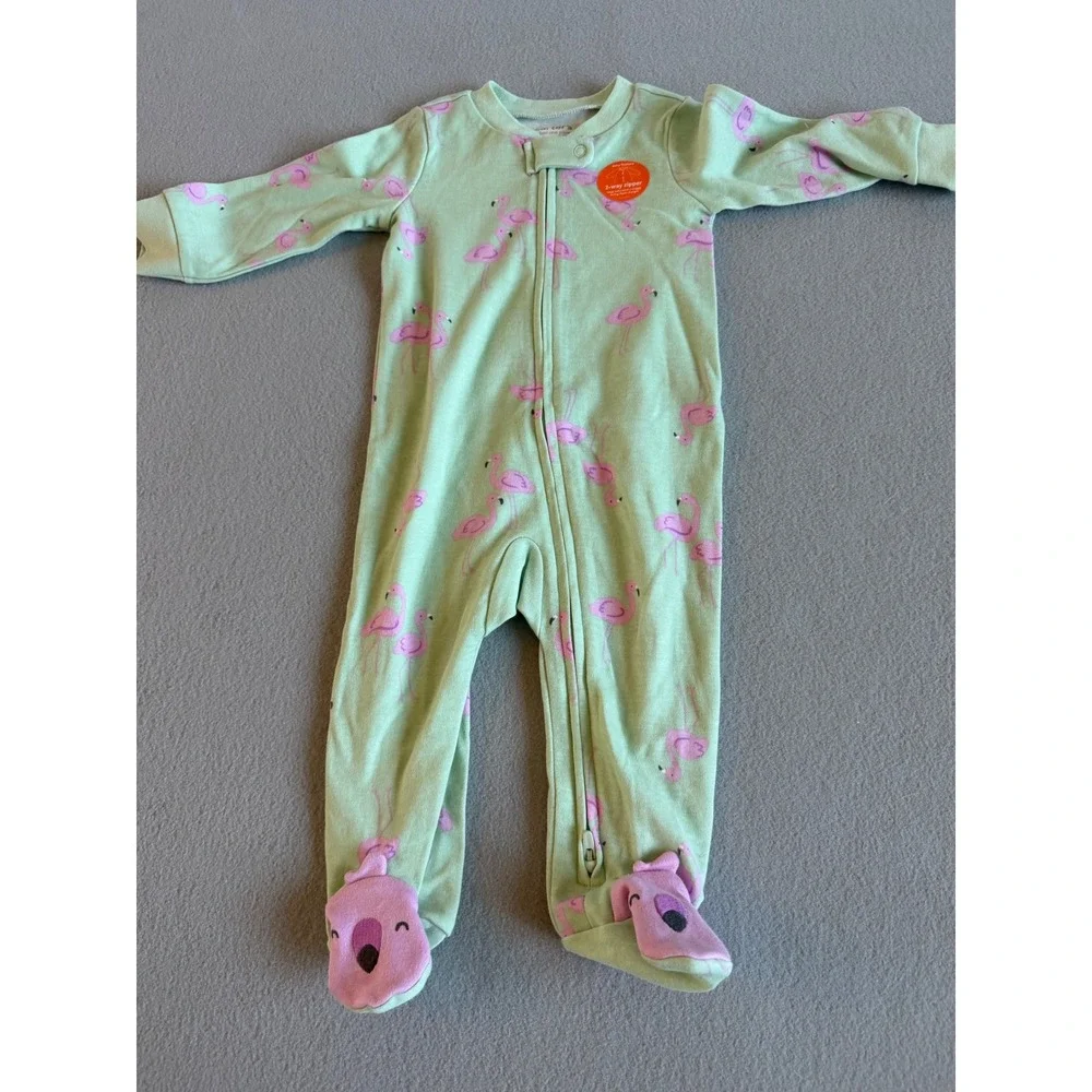 6pc Carters Just One You Little Me Hanna Andersson Baby Girl Sleepers 6mo / 9mo